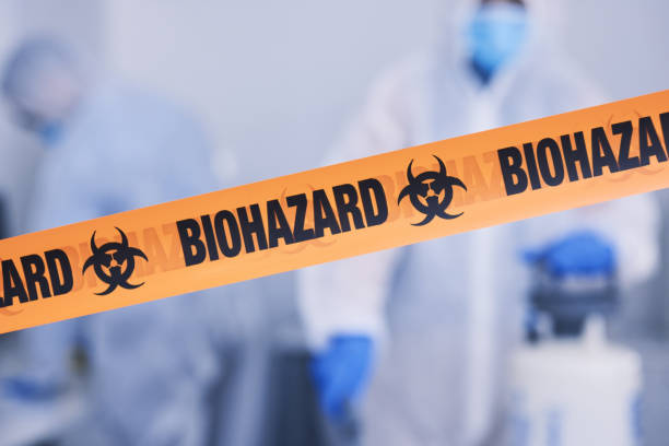 Professional Biohazard Cleanup technician working in Auburn, NE